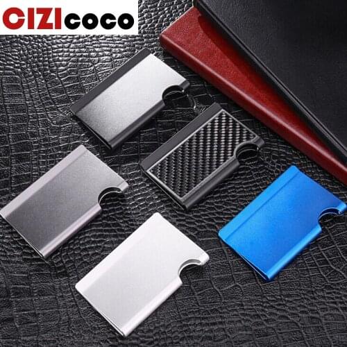 2019 New Style Credit Card Holder Male Carbon Fiber Card Holder Men Super Light Card Cases 5 colors mini travelling card wallet