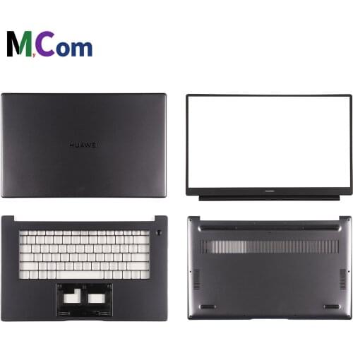 New Original For Huawei MateBook D15 Boh Series LCD Back Cover/LCD Front Bezel/Palmrest Cover/Bottom Cover Boh-WAQ9L Gray
