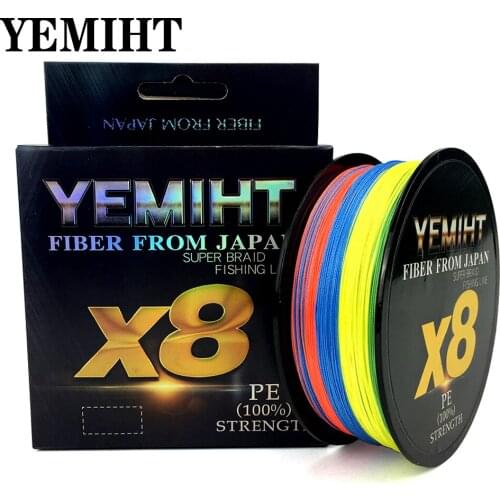 NEW 8 Strands Braided Fishing Line Multifilament 500M 300M 100M Carp Fishing Japanese Braided Wire Fishing Accessories Pe Line