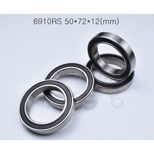 6910RS 50*72*12(mm) 1piece bearing free shipping abec-5 rubber sealed bearing Thin wall bearing 6910 6910RS chrome steel bearing