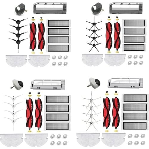 Full Set Parts for Xiaomi Roborock All Series Vacuum Cleaner S5 / S6 Max Pure Maxv S50 S60 Xiaowa E35 Mi Robot Brush Filter Mop
