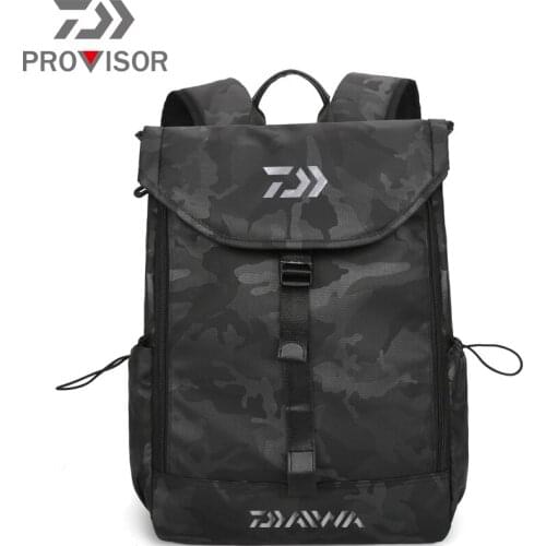2020 Daiwa Men Fishing Backpack Fashion Camouflage Large-capacity Computer Bag Waterproof Outdoor Leisure Simple Backpack
