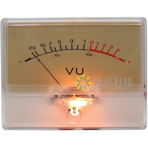 T-90 VU Meter DB Level Header Amplifier Chassis Audio preamp With Backlight