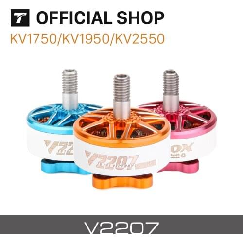T-motor V2207 KV1750 KV1950 KV2550 Brushless Out runner Motor Cute Small 5-6S motor RC FPV Racing Drone Quadcopter Frame