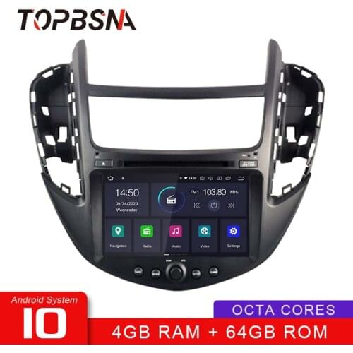 TOPBSNA Android 10 1 Din Car DVD Player For Chevrolet Tracker/Holden Trax 2013 2014 2015 2016 2017 GPS Navi WIFI Auto Stereo RDS