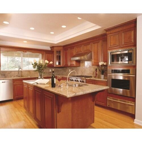 High Quality Customize American Oak Solid Wood Kitchen Cabinet