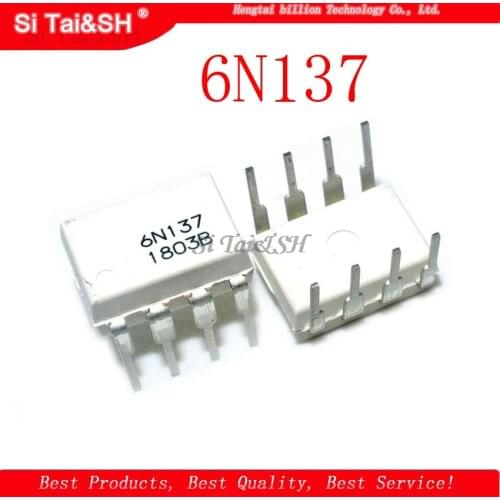 10PCS 6N137 DIP DIP8 new original