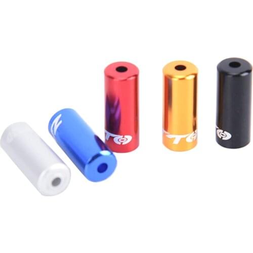 10pcs Aluminum Alloy Cycling Bike Brake Cable Tips Bicycle Derailleur Shifter/Brake Cable End Tip Caps CoreInner Wire Ferrules