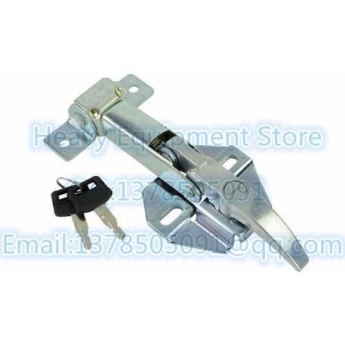 4429044 4429045 Engine Bonnets Cover Hood Lock Latch with Key For John Deere 330CLC 180W 210CW