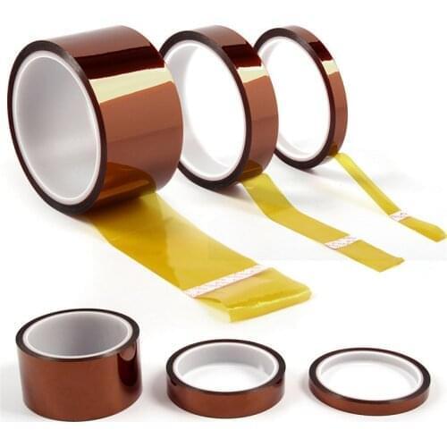 5/10/20/30/50mm High Temperature Heat BGA Tape Thermal Insulation Tape Polyimide Adhesive Insulating adhesive Tape J20