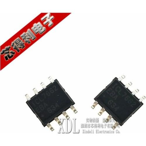5pcs/lot Original SMD Icl7662eba SOIC-8 Voltage Converter, Power Chip