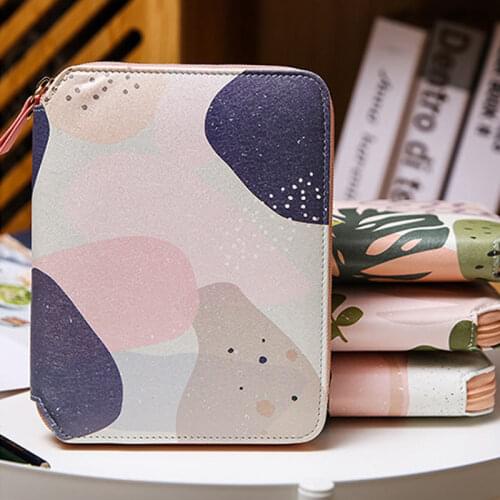 Yiwi A6 Zipper Hobo velvet Planner Travelers Noteboook Agenda Organizer Stationery School Supplies Notebooks and journals