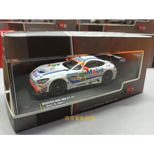 IXO 1/43 BENZ AMG GT3 Diecast Collection of Simulation Alloy Car Model Children Toys