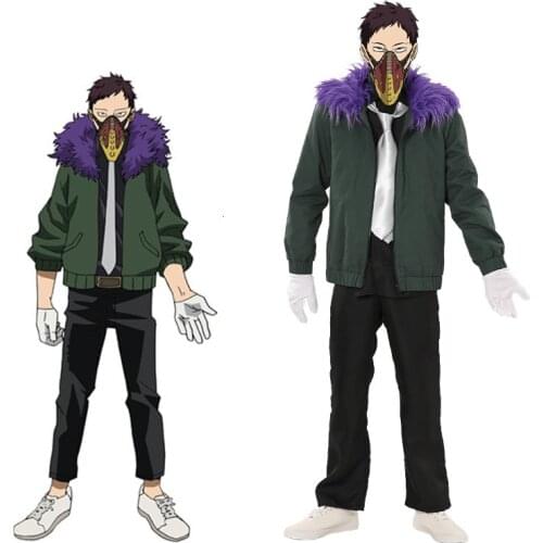 Anime Boku No Hero Academia Cosplay Costumes Kai Chisaki Overhaul Wigs Full Set Outfit Custom Halloween Costume For Men CS050