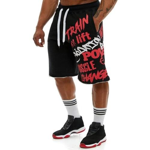 Men New Cotton Shorts Mens loose Short Trousers Fitness Bodybuilding Jogger Mens Brand durable Sweatpants Fitness Workout Short