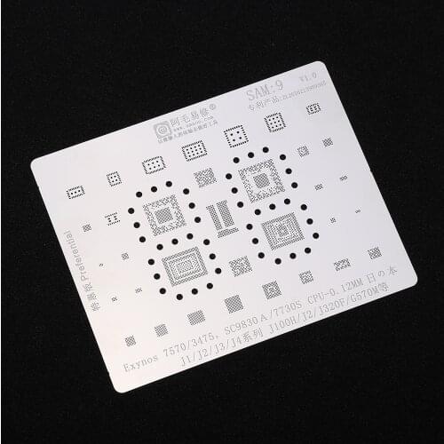 Stainless Steel BGA Reballing Stencil Kit for Samsung S8 S7 S6 NOTE8 NOTE4 Planting Tin Template Reballing Plate Soldering Net