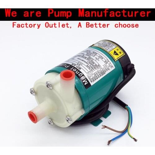 Magnetic Drive Circulation Water Pump 220V MP-6R 2.8~8L/min( 60HZ: 5~9 L/min) Strong Corrosion Resistance Replenish pumps