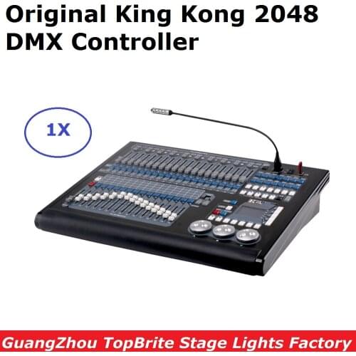 New Stage Lighting Equipments King Kong 2048 DMX Controller LED Par Moving Head Lights Console Support Up To 200Pcs Fixtures