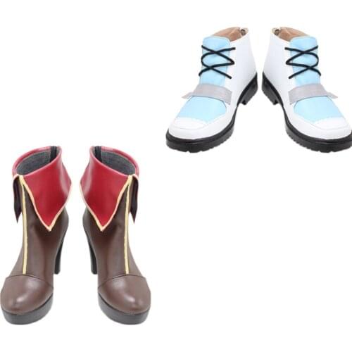Vtuber hololive Houshou Marine Gawr Gura Cosplay Shoes Boots Custom Made for Halloween Christmas Carnival