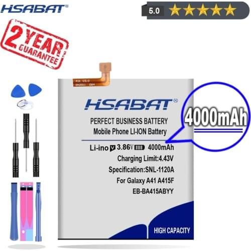 New Arrival [ HSABAT ] 4000mAh EB-BA415ABYY Replacement Battery for Samsung Galaxy A41 A415F SM-A41