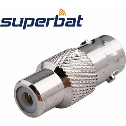 Superbat BNC-RCA Adapter BNC Jack to RCA Female Straight RF Coaxial Connector