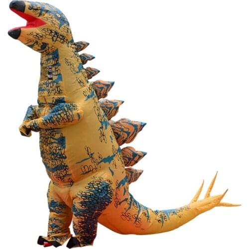 Halloween Supplies Party Costume Inflatable Dinosaur Blow Up Costumes Novelty Gag Toys Stage Party Prop for Kids Toddler