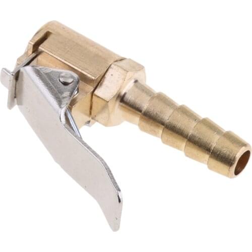 Heavy Duty Tire Air Chuck with Clip Tyre Inflator Valve Connector Adapter
