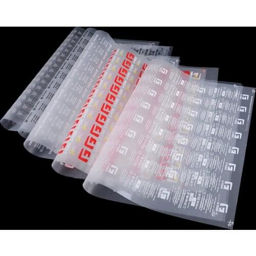 Custom Clothing Wash Heat Transfer Labels Plastic Washing Size Labels For Clothes Personality Name Logo Customized 100pcs