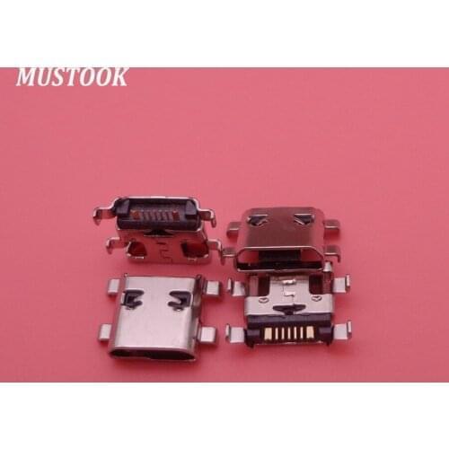 100pcs 7PIN Mini Micro USB connector charging port socket for samsung GT-S7562 s7562 i8190 I8160 S7562 I8190 P5200 i9200 S3