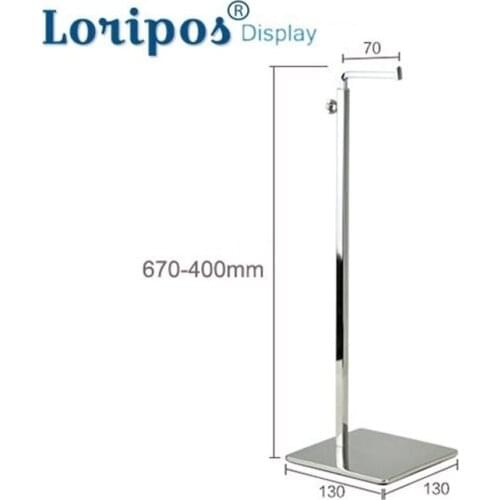 5pcs Adjustable Metal Handbag Display Rack Women Handbag Bag Display Stand Holder Wig Hat Scarves Hook Stand Bag Holder Rack