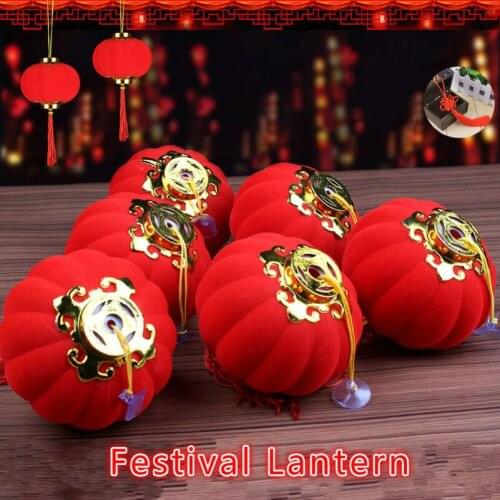 Diameter 65mm Round red Chinese Lantern paper lanterns Chinese New Year decoration party decorations lanterne chinoise 16pcs/lot