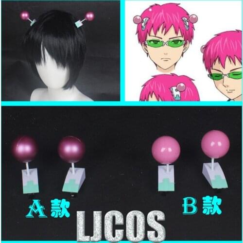 Two Colors Tokyo Anime The Disastrous Life of Saiki K. Kusuo Saiki Cosplay Headwear Hairpins