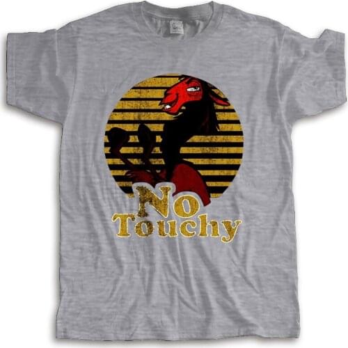 Tshirt men summer top tees tshirt Emperors New Groove Kuzco Llama No Touchy T-Shirt unisex t-shirt loose style tops
