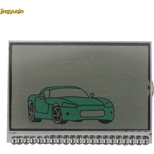 Jingyuqin LCD Display Screen for Two Way Car Alarm System Tomahawk tw-9010 tw9010 LCD Remote Control FOB Russia Version Styling