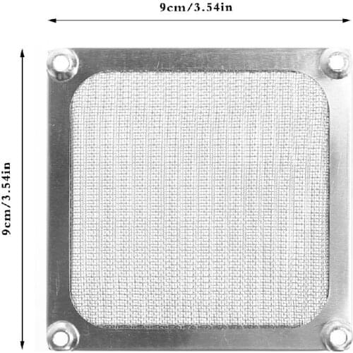 Metal Dustproof Mesh Dust Filter Net Guard 12/9/8cm For Computer Case Cooler Fan G88D