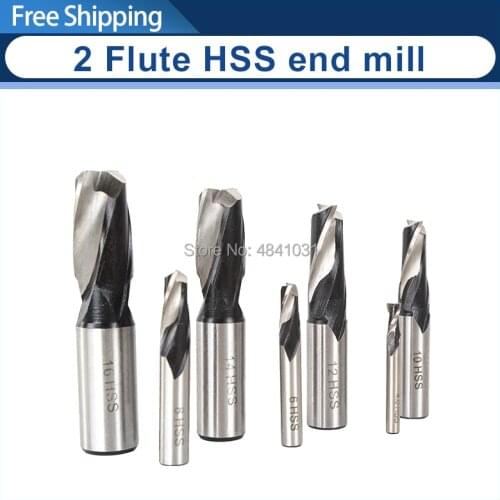 7pcs&9pcs 2 Flute HSS End Mill Set/SIEG S/N:10045 X1/SX1/X2/X2L/SX2/SX2L/X2P/XN2 Milling cutter