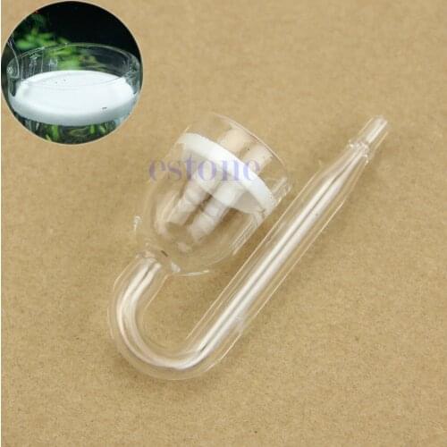 New CO2 Nano Diffuser Glass Ceramic F Plant Fish Tank Aquarium Hot