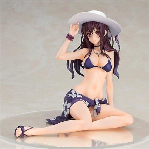 NEW hot 15cm sexy saenai heroine no sodate-kata Kasumigaoka Utaha swimsuit action figure toys Christmas gift toy with box