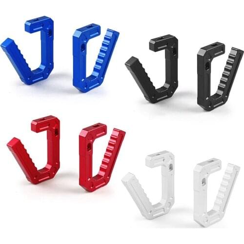 1 Pair Front Grab Handle CNC Aluminum Grip Bar for Jeep JK Wrangler 07-18 Sport Sahara Rubicon