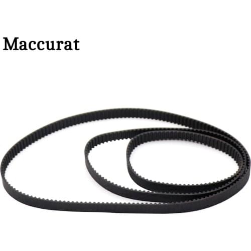GT2 Closed Loop Timing Belt Rubber 2GT 6mm 3D Printers Parts 110 160 200 280 400 610 852 1220 mm Synchronous Belts Part