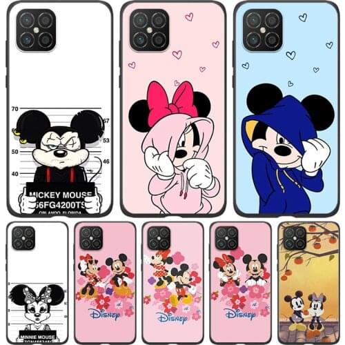 Silicone Cover Mickey mouse love For Huawei Nova 8 7i 6 5T 5i 5Z 4E 3i 3e 2i SE PRO Lite 4G 5G Phone Case