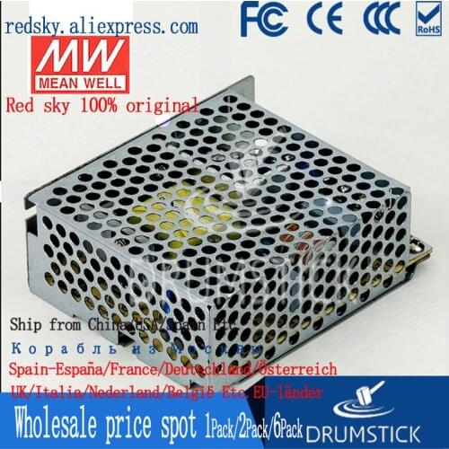 Nice MEAN WELL 2Pack RS-25-5 5V 5A meanwell RS-25 5V 25W Single Output Switching Power Supply