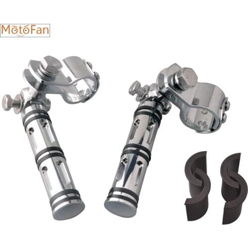 Universal 32mm Driver Footrest Engine Guard Crash Bar Foot Peg Clamps Mounting Kit For Suit for Harley/Honda/Yamaha/Kawasaki