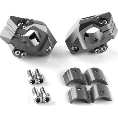 CNC Universal 22MM 28MM Handlebar Clamp Transfer Code Briquettes Fixed Code Clip Holder Fit 28.6MM handle Bar Racing Motorcycles