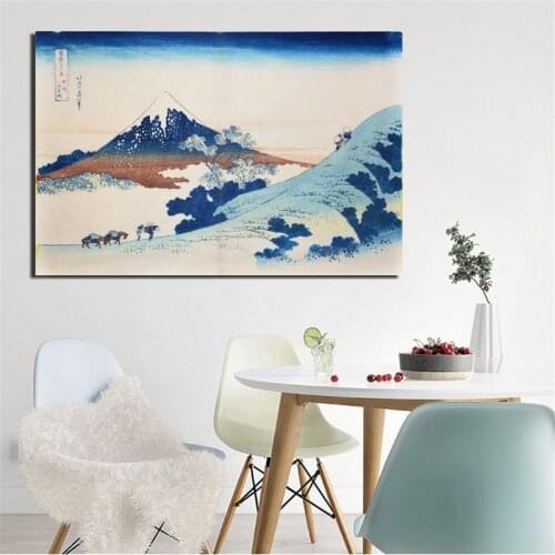 Poster Vintage Katsushika Hokusai Wallpaper Canvas Painting Print Living Room Home Decor Modern Wall Art Oil Painting Poster
