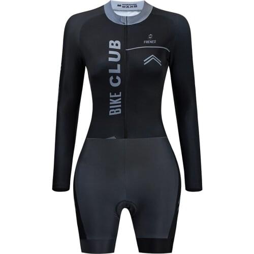 Women Frenesi Cycling Skinsuit Profession Triathlon Suit Clothes Body Set Ciclismo Rompers Pro Team Summer Bike Jumpsuit Kits