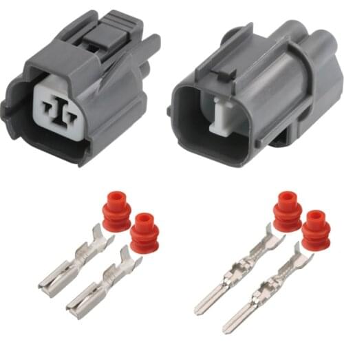 1Set 2 Pin Sumitomo Waterproof Electrical Female Male Connector 6181-0070 6189-0129 For Honda Fog Light Horn Socket