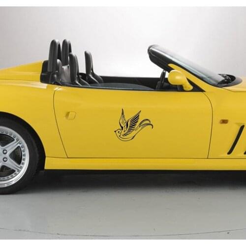 15*12.5cm 1 pcs Sparrow Bird Tattoo Style Design LEFT - vinyl decal sticker Creativity Classic Attractive Car Accessories