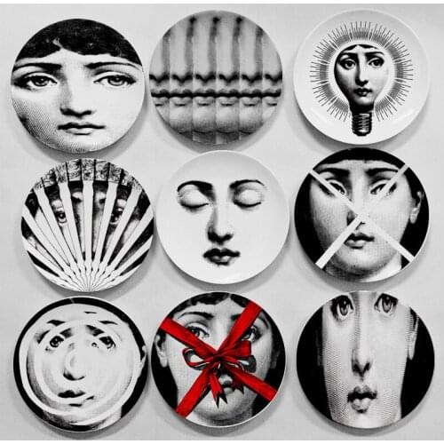 8 Inch Plate Home Decor Porcelain Artwork Wall Plate Hanging Artwork Decorations High Quality Dinner Plate