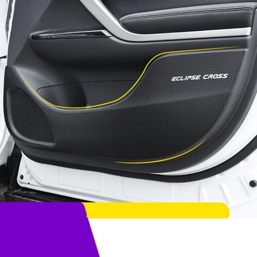 Car-Styling Protector Side Edge Protected Anti-kick Door Mats Cover car Accessories For Mitsubishi ECLIPSE CROSS 2018 2019